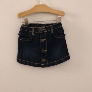 NWT Gymboree ❤️ Buttons Denim Skirt 18-24 months